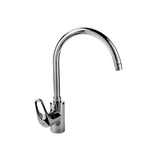 Picture of Value Milano Kitchen Mixer with Circular Swivel Spout Chrome